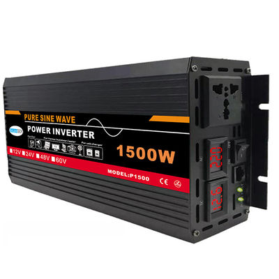 ποιότητας  Aluminum Shell 1500w 12V 24V 48V 60V DC To AC 220V/110V Low Frequency Power Inverter With Charger εργοστάσιο